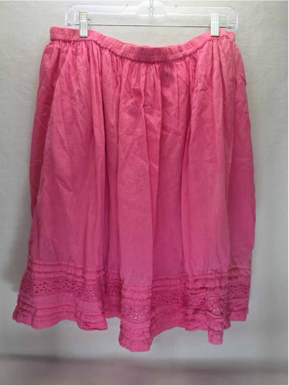Boho Cotton Gauze Midi Skirt 1X Festival Cottagecore Western